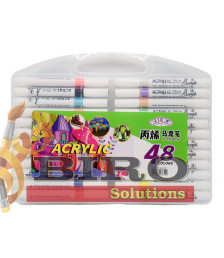 Marker Acrilic 48 culori, cutie plastic, ML50-7